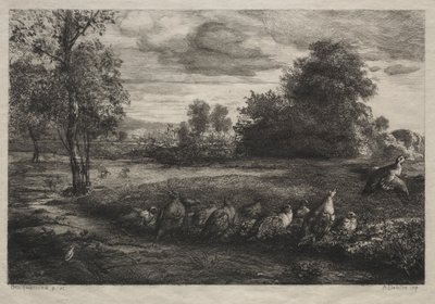 Wezwanie do porządku, 1859. autorstwa Felix Bracquemond