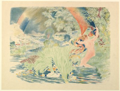 Tęcza, 1893. autorstwa Felix Bracquemond