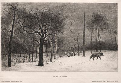 Zima 1862. autorstwa Felix Bracquemond