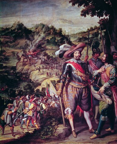 Odbicie wyspy San Cristobal w 1634 r. autorstwa Felix Castello