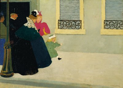 Spacer, ok.1895 autorstwa Felix Edouard Vallotton