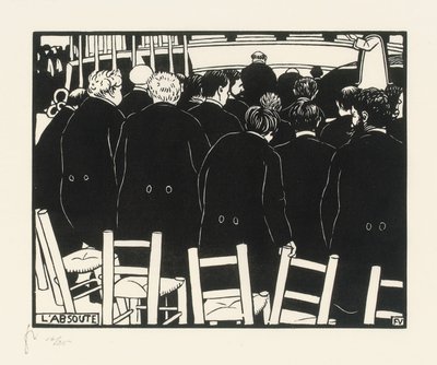 Rozgrzeszenie autorstwa Felix Edouard Vallotton