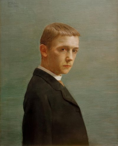 Autoportret w wieku dwudziestu lat autorstwa Felix Edouard Vallotton