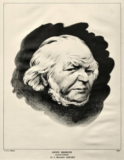 Portret Honoré Daumier autorstwa Felix Edouard Vallotton