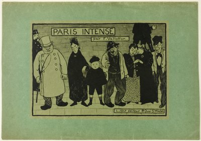 Okładka do Paris Intense autorstwa Felix Edouard Vallotton