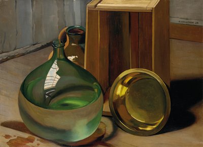 Gąsiorek i skrzynia, 1925 autorstwa Felix Edouard Vallotton