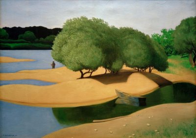 Piaski na brzegach Loary autorstwa Felix Edouard Vallotton