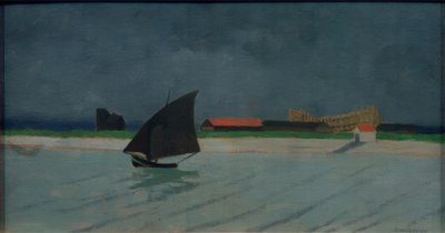 Ujście Sekwany (pejzaż morski) autorstwa Felix Edouard Vallotton