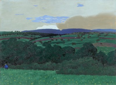 Okolice Lozanny, 1900. autorstwa Felix Edouard Vallotton
