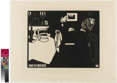 Extreme Measure, płyta szósta z Intimacy, 1898 autorstwa Felix Edouard Vallotton