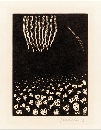 Fajerwerki autorstwa Felix Edouard Vallotton