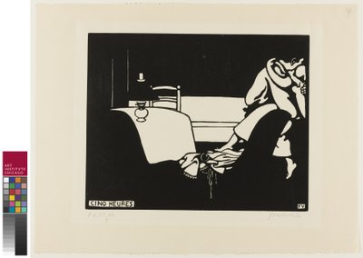 Godzina piąta, płyta siódma z Intimacy, 1898 autorstwa Felix Edouard Vallotton