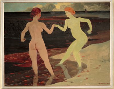 Pani i pokojówka autorstwa Felix Edouard Vallotton