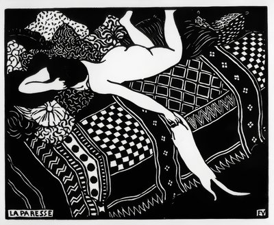 Lenistwo autorstwa Felix Edouard Vallotton