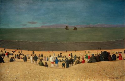 Plaża w Honfleur autorstwa Felix Edouard Vallotton