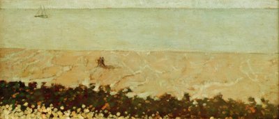 Plaża Villerville autorstwa Felix Edouard Vallotton