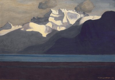 Jezioro Genewskie i Dents-du-Midi, 1919 autorstwa Felix Edouard Vallotton