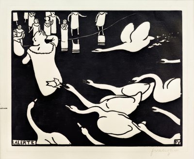 Alarm autorstwa Felix Edouard Vallotton