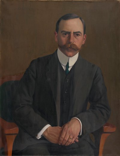 Doktor Arthur Hahnloser, 1909. autorstwa Felix Edouard Vallotton
