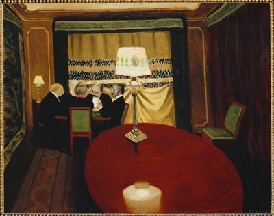 Le Poker autorstwa Felix Edouard Vallotton