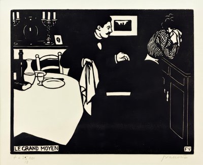 Wielka droga autorstwa Felix Edouard Vallotton