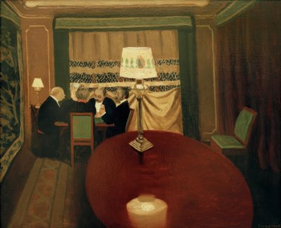 Poker autorstwa Felix Edouard Vallotton