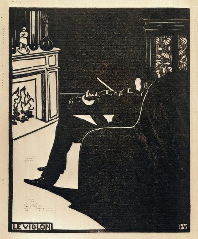 Skrzypce autorstwa Felix Edouard Vallotton