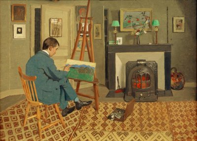 Max Rodrigues-Henriques w pracowni teścia autorstwa Felix Edouard Vallotton
