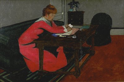 Misia przy swoim biurku, 1897 autorstwa Felix Edouard Vallotton