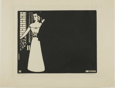 Pieniądze, płyta piąta z Intymności autorstwa Felix Edouard Vallotton