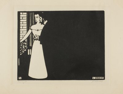 Pieniądze, płyta piąta z "Intymności", 1898 autorstwa Felix Edouard Vallotton