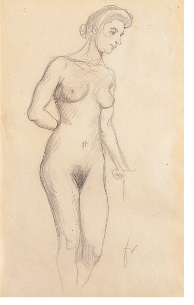 Nagi autorstwa Felix Edouard Vallotton