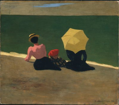 Na plaży, 1899 autorstwa Felix Edouard Vallotton