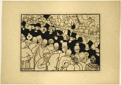 Paradowanie ulicami w jednym pliku autorstwa Felix Edouard Vallotton