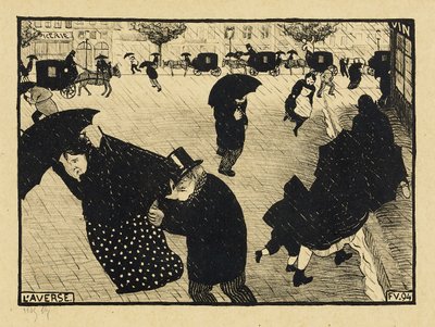 Intensywny Paryż, 1893-94 autorstwa Felix Edouard Vallotton