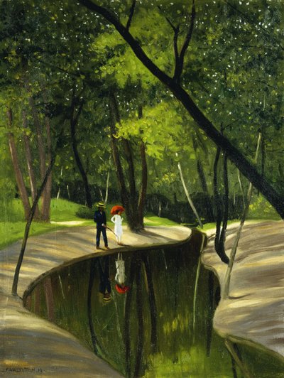 Krajobraz Boulogne, 1919 autorstwa Felix Edouard Vallotton
