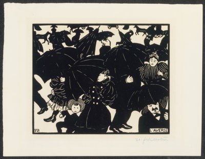 Deszcz autorstwa Felix Edouard Vallotton