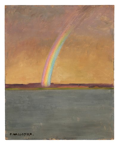 Tęcza, ok. 1909 (olej na tekturze) autorstwa Felix Edouard Vallotton
