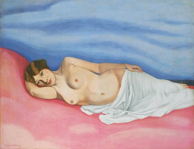 Leżąca naga kobieca, 1913 autorstwa Felix Edouard Vallotton