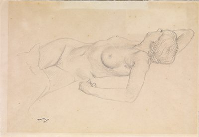 Leżąc nago autorstwa Felix Edouard Vallotton