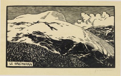 Breithorn, 1892 autorstwa Felix Edouard Vallotton