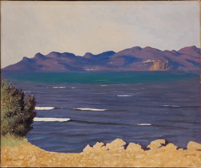 Esterel i zatoka Cannes, 1925. autorstwa Felix Edouard Vallotton