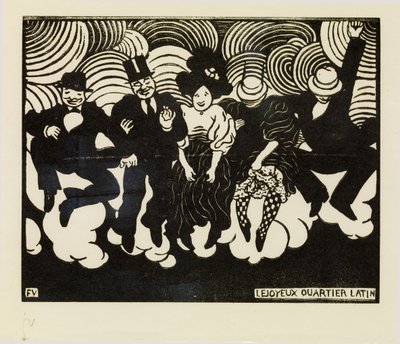 Szczęśliwa Dzielnica Łacińska autorstwa Felix Edouard Vallotton