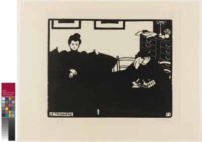 Triumf, płyta druga z Intimacy, 1898 autorstwa Felix Edouard Vallotton