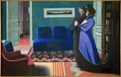 Wizyta Obraz Felixa Vallottona (1865-1925) (ec.suiss) 1899 Zurych, Kunsthalle autorstwa Felix Edouard Vallotton