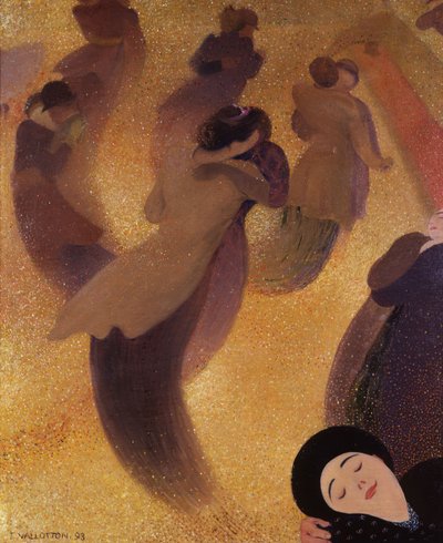 Walc La Valse autorstwa Felix Edouard Vallotton