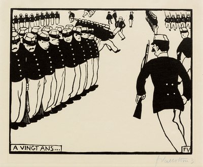 Dwadzieścia lat... autorstwa Felix Edouard Vallotton