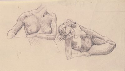 Dwa studia aktów kobiecych autorstwa Felix Edouard Vallotton