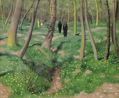 Podszycie na wiosnę, 1923 autorstwa Felix Edouard Vallotton