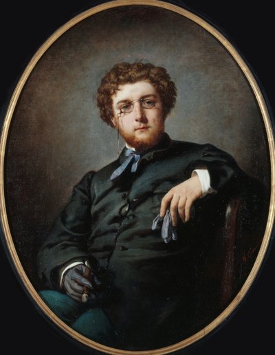 Portret kompozytora Georgesa Bizeta 1838-1875, ok. 1865. autorstwa Felix Henri Giacomotti